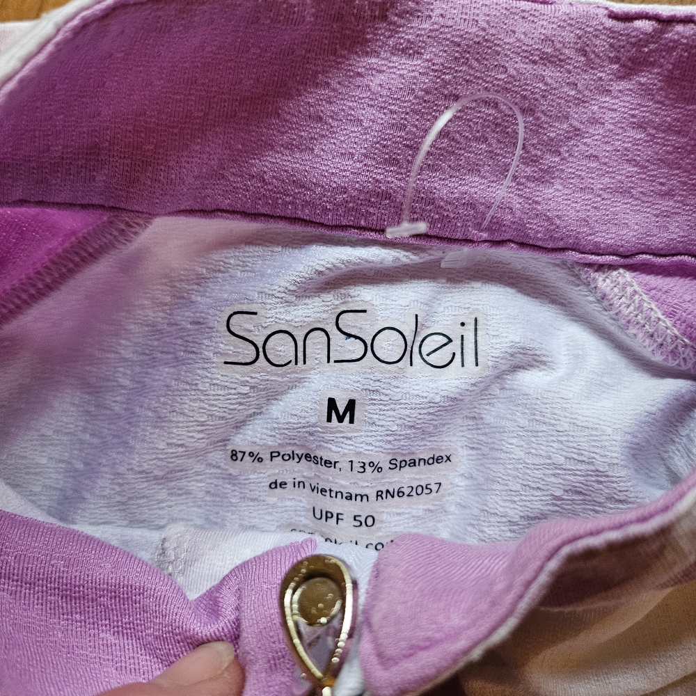 SanSoleil Women's Pink Top